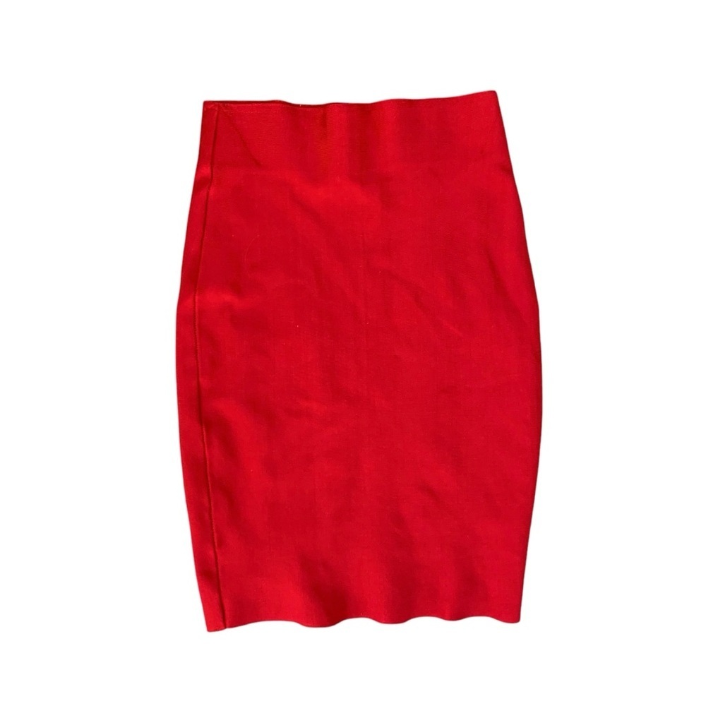 Wow Couture hot lipstick red bandage high waisted party event formal cocktail​​